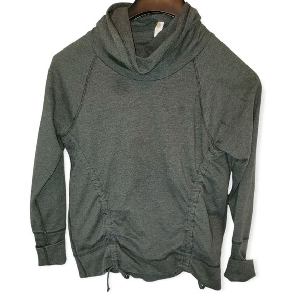 Lucy Tops - Lucy Athletic Pullover Color Dark Gray Size M Cowl Neck